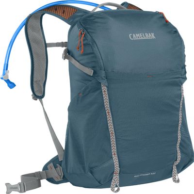 CamelBak Rim Runner X22 Hiking Hydration Pack with 1.5L Crux Reservoir, Blue Granite