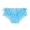 ACSUSS Sissy Pouch Panties Men's Skirted Mooning Bikini Briefs Girlie Underwear Blue Large view 2