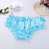ACSUSS Sissy Pouch Panties Men's Skirted Mooning Bikini Briefs Girlie Underwear Blue Large view 3