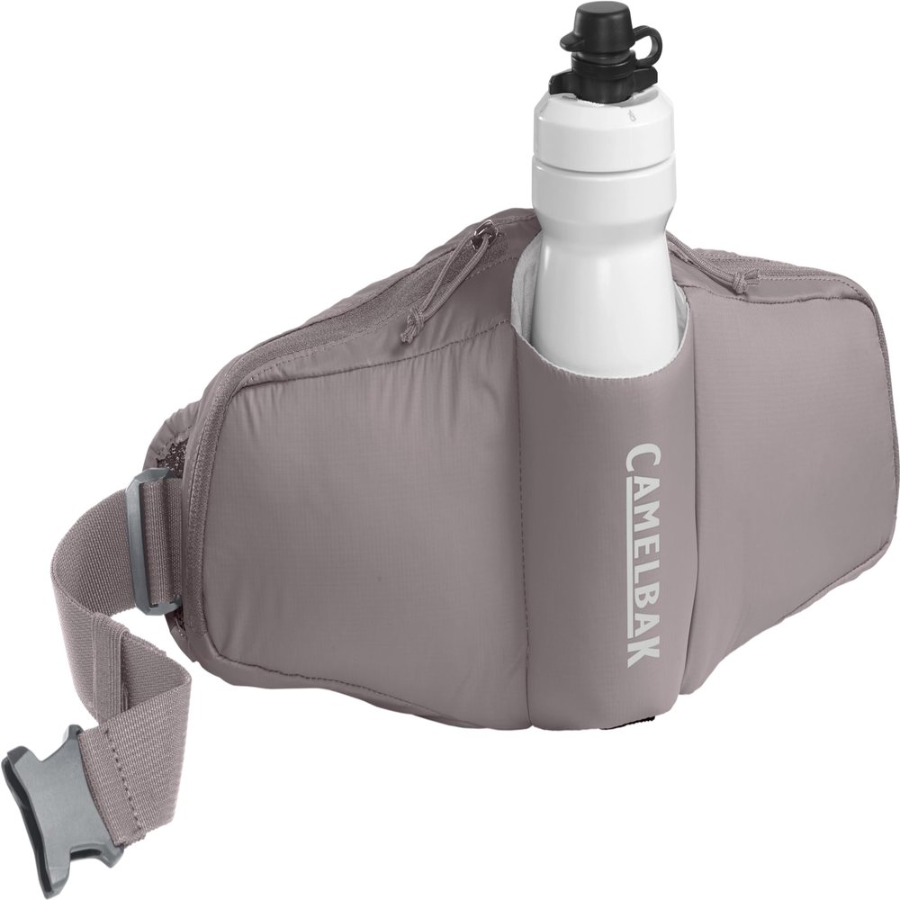 CamelBak Podium Flow 2 Waist Pack for Mountain Biking, Gravel Cycling - Contains 21 oz Podium Dirt Series Bike Bottle, Purple Dove