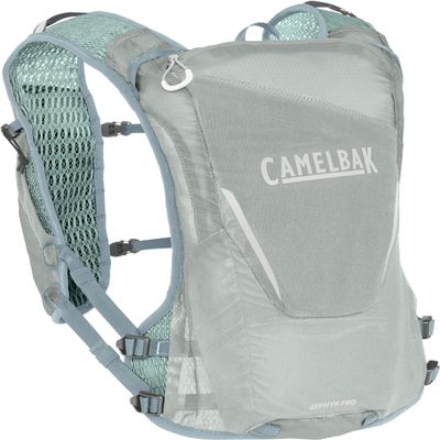 CamelBak Zephyr Pro Running Hydration Vest 34oz Body Mapping Technology, Pigeon/Blue Surf