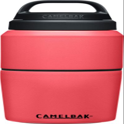 CamelBak MultiBev Water Bottle & Travel Cup Vacuum Insulated Stainless Steel Wild Strawberry 17oz Bottle & 12oz Cup