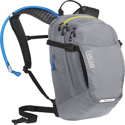 CamelBak M.U.L.E. 12 Mountain Bike Hydration Backpack Gunmetal/Lime, 100oz
