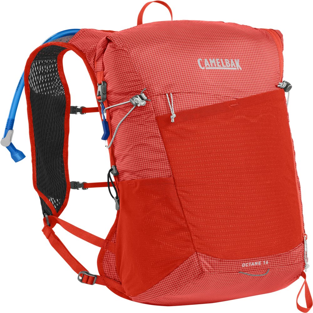 CamelBak Octane 16 Multisport Hydration Pack - 70oz, 2L Fusion Reservoir, Red Poppy/Vapor