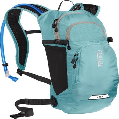 CamelBak Women's Lobo 9 Bike Hydration Pack 70oz - Helmet Carry - Magnetic Tube Trap, Latigo Teal