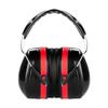 Ear Defenders MASO Noise Cancelling Children/Adult Ear Defenders for Concert, Firework, Flight, Thunderstorm - Compact Foldable Comfortable & Adjustable Hearing Protection Ear Muffs BLACK/RED view 1