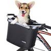 COFIT Collapsible Bike Basket, Multi-Purpose Detachable Bicycle Basket for Pet, Shopping, Commuting, Camping and Outdoor, Basic Black view 1