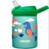 CamelBak Eddy+ Kids Bite Valve Straw Insulated Stainless Steel Water Bottle Dino Volcanos, 12oz view 1