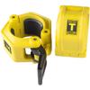 Body-Solid Tools Lock Jaw Hex Collars - Quick-Locking Latch Barbell Clamps, Ideal for Olympic Barbells and Weight Lifting Bars, Secure and Durable for Home and Commercial Facilities, Yellow view 1