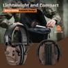 ZOHAN EM054 Electronic Shooting Ear Protection with 4X Sound Amplification, Slim Active Noise Reduction Earmuffs for Gun Range view 4