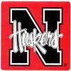 3 Inch Black N Logo Nebraska University Huskers NU Cornhuskers Removable Wall Decal Sticker Art Home Room Decor 3.5 by 3 Inches