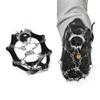 Homebeast 1 Pair 18-Teeth Tooth Anti-Skid Spikes Cleats Adjustable Ice Snow Crampons Gripper Anti Slip Snow Shoes Boot for Hiking Climbing Winter Outdoor view 1