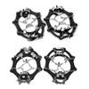 Homebeast 1 Pair 18-Teeth Tooth Anti-Skid Spikes Cleats Adjustable Ice Snow Crampons Gripper Anti Slip Snow Shoes Boot for Hiking Climbing Winter Outdoor view 3