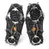 Homebeast 1 Pair 18-Teeth Tooth Anti-Skid Spikes Cleats Adjustable Ice Snow Crampons Gripper Anti Slip Snow Shoes Boot for Hiking Climbing Winter Outdoor view 4