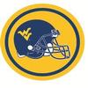 2 Inch WVU Football Helmet Decal West Virginia University Mountaineers Logo WV Removable Wall Sticker Art NCAA Home Room Decor 2 by 2 Inches view 1