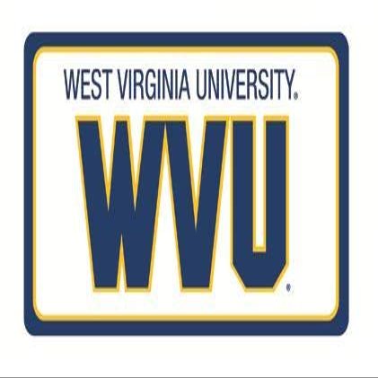 6 Inch West Virginia University Decal WVU WV Logo Mountaineers Removable Wall Sticker Art NCAA Home Room Decor 5 1/2 by 3 Inches