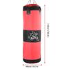Boxing Punch Bag Heavy Duty Punching Bag with Chains for Boxing Training Fitness Sandbag(1m Red) Martial Arts view 3