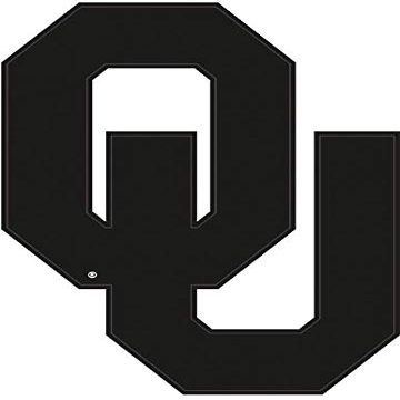 7 Inch OU Logo University of Oklahoma Sooners Boomer Sooner Removable Wall Decal Sticker Art Home Room Decor 5 by 7 Inches