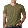 Next Level Mens Premium Fitted Short-Sleeve Crew T-Shirt - Midnight Navy + Military Green (2 Pack) - XXX-Large view 1