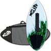 USA Made 50" Slapfish Skimboard - Fiberglass & Carbon - No Rider Weight Limit - with Traction Deck Grip - Kids & Adults - 4 Colors (Green Board + Arch Bar & Travel Bag) view 1