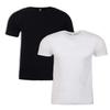 Next Level Mens Premium Fitted Short-Sleeve Crew T-Shirt - Black + White (2 Pack) - X-Small view 1