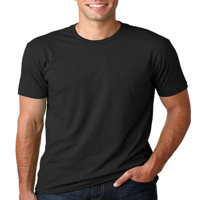 Next Level Mens Premium Fitted Short-Sleeve Crew T-Shirt - Midnight Navy + Dark Chocolate (2 Pack) - Small