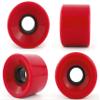 VJ Skateboard Longboard Truck and Wheel, 70mm Long Board Wheels w 7inch 180mm Skateboard Trucks (Silver) Longboard Bearings Longboard Hardware Skateboard Riser Pads (Red) view 3
