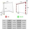 TOPINCN Soccer Net Soccer Goal Nets Sports Replacement for Lacrosse and Soccer,12X6foot view 3