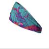 JUNK Brands Big Bang Lite Headband - Moisture-Wicking, Performance Fabric, Non-Slip, Sports Sweatband for Men & Women - One Size - Psychedelic Smack view 1