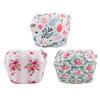 Babygoal Reusable Baby Girl Swim Diapers 3 Pack - Adjustable Washable for 0-8 Months Infants - Ideal for Swimming Lessons - Flower Design view 1