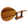 Tikimaster Trophy Koa Paddle 24 inch Etched Tribal Design w/Stand -Made in Hawaii | #koa7022e view 1