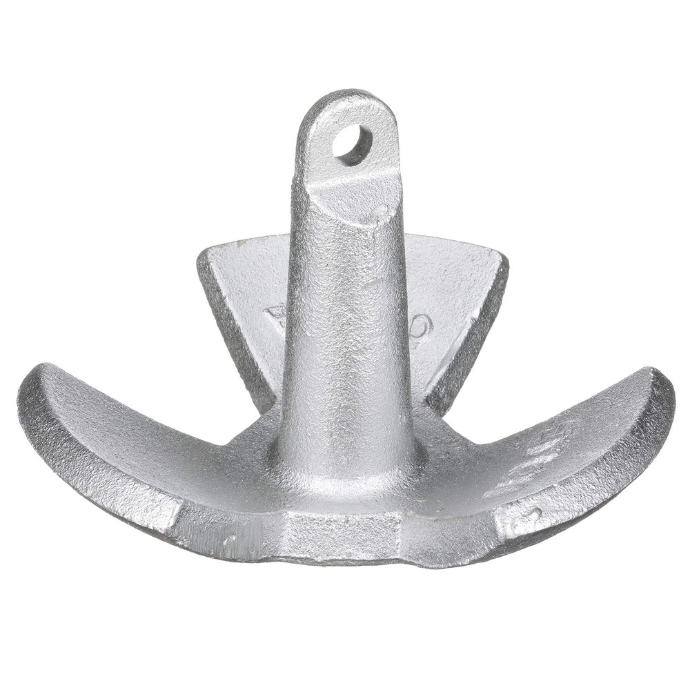 Attwood 9946-1 River Anchor, Aluminum Painted, 18-Pound,Silver