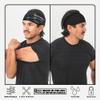 JUNK Brands Big Bang Lite Headband - Moisture-Wicking, Performance Fabric, Non-Slip, Sports Sweatband for Men & Women - One Size - OD Green view 4