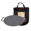 Muurikka Grill Pan 38 cm with Protective Bag, Outdoor Pan, Fire Pan Made of Robust Rolled Steel for Campfire & Grill view 1