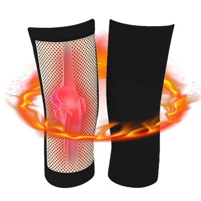 Compression Support Knee Sleeve, 1 Pair Self-Heating Knee Pads Knee Braces for Osteoarthritis for Men & Women Pain Relief,Four Seasons Universal is More Suitable for Close-Fitting Wear (Black, XL)