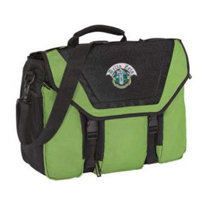Delta Zeta Expandable Briefcase Forest Green/Black