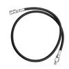 Manloney LLC Universal 24" DN2 Microbore Hose 4500 PSI PCP Paintball Fill Whip with Foster Quick-Detach Assembly Male to Female HPA Fill Station (1/8 NPT Male DN2 Refill Hose) view 3