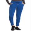 Cherokee Statement Women Scrubs Pant Mid Rise Tapered Leg Drawstring CK055T, XS Tall, Royal view 1