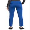 Cherokee Statement Women Scrubs Pant Mid Rise Tapered Leg Drawstring CK055T, XS Tall, Royal view 4