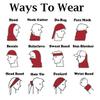 $averPak BodyForge Tube Bandana Neck Gaiter Headband (White Paisley) view 3