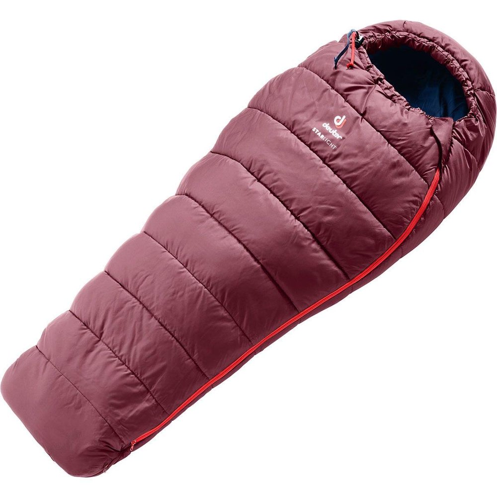 Deuter Kids Starlight Sleeping Bag Maron-Navy 160-190 x 68 x 45 cm