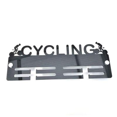 Super Cool Creation Cyclist Medal Hanger - Yellow