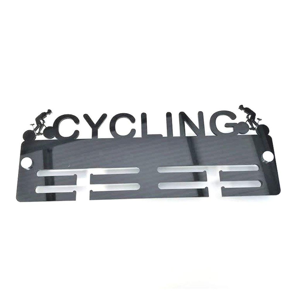 Super Cool Creation Cyclist Medal Hanger - Mocha