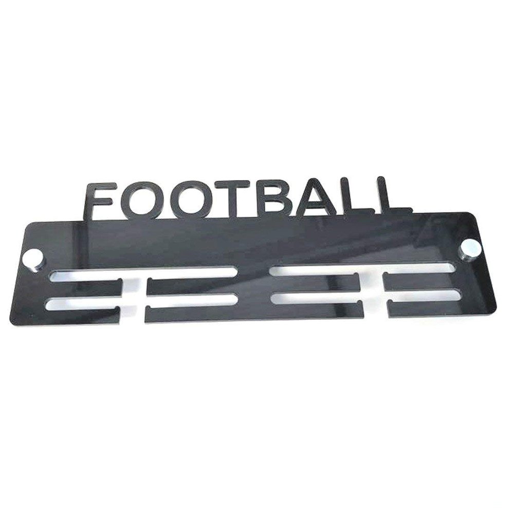 Super Cool Creation Football Medal Hanger - Graphite Grey