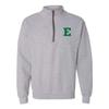 AQ07 - Eastern Michigan Eagles Primary Logo LC (1/4) Quarter Zip - Medium - Sport Grey view 1