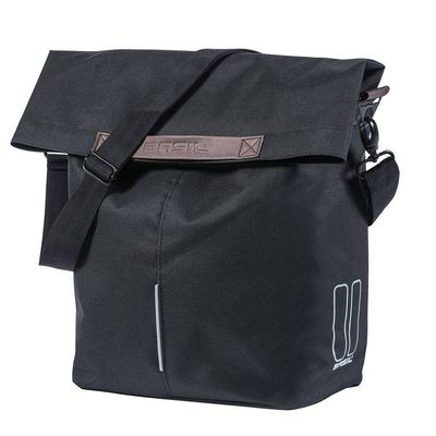 BASIL 291218 - Waterproof and Reflective Rear Bicycle Bag City Shopper 14-16l