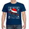 ALLNTRENDS Men's T Shirt You are Not Alone Ugly Xmas Top Trending (S, Navy Blue) view 1