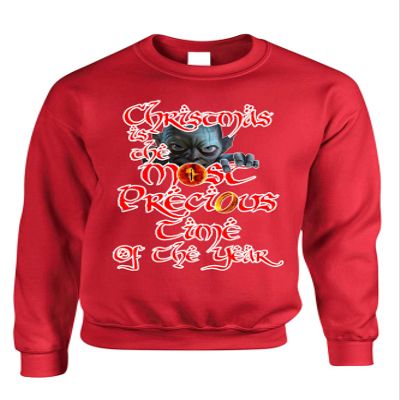 ALLNTRENDS Adult Sweatshirt Christmas is The Most Precious Time Xmas 2020 Outfit (S, Red)