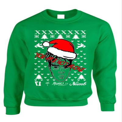 ALLNTRENDS Adult Sweatshirt You are Not Alone Ugly Xmas Top Trendy (L, Irish Green)