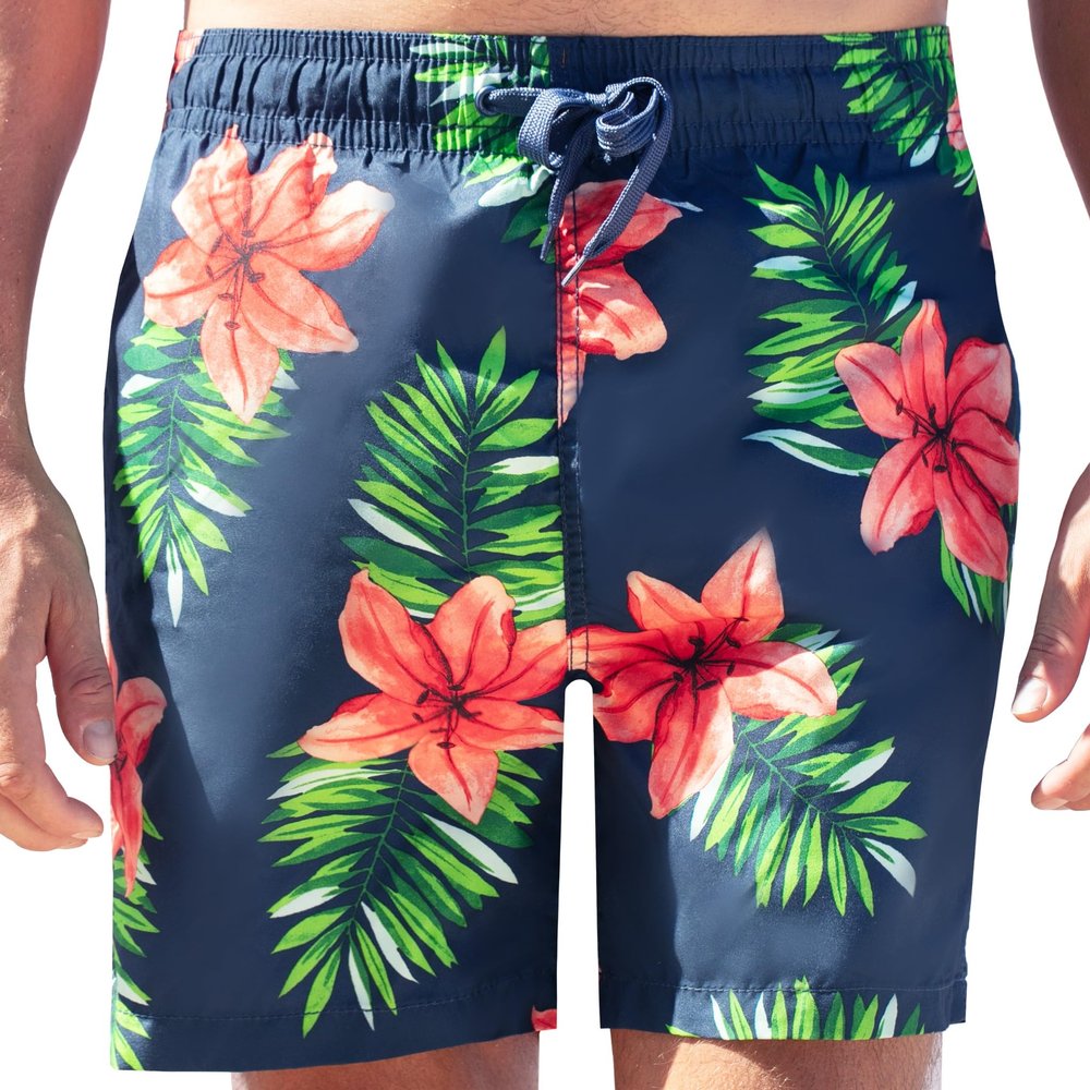 Kanu Surf Monaco Mens Swim Trunks Quick-Dry Mens Bathing Suit Swim Shorts (Regular & Extended Sizes)